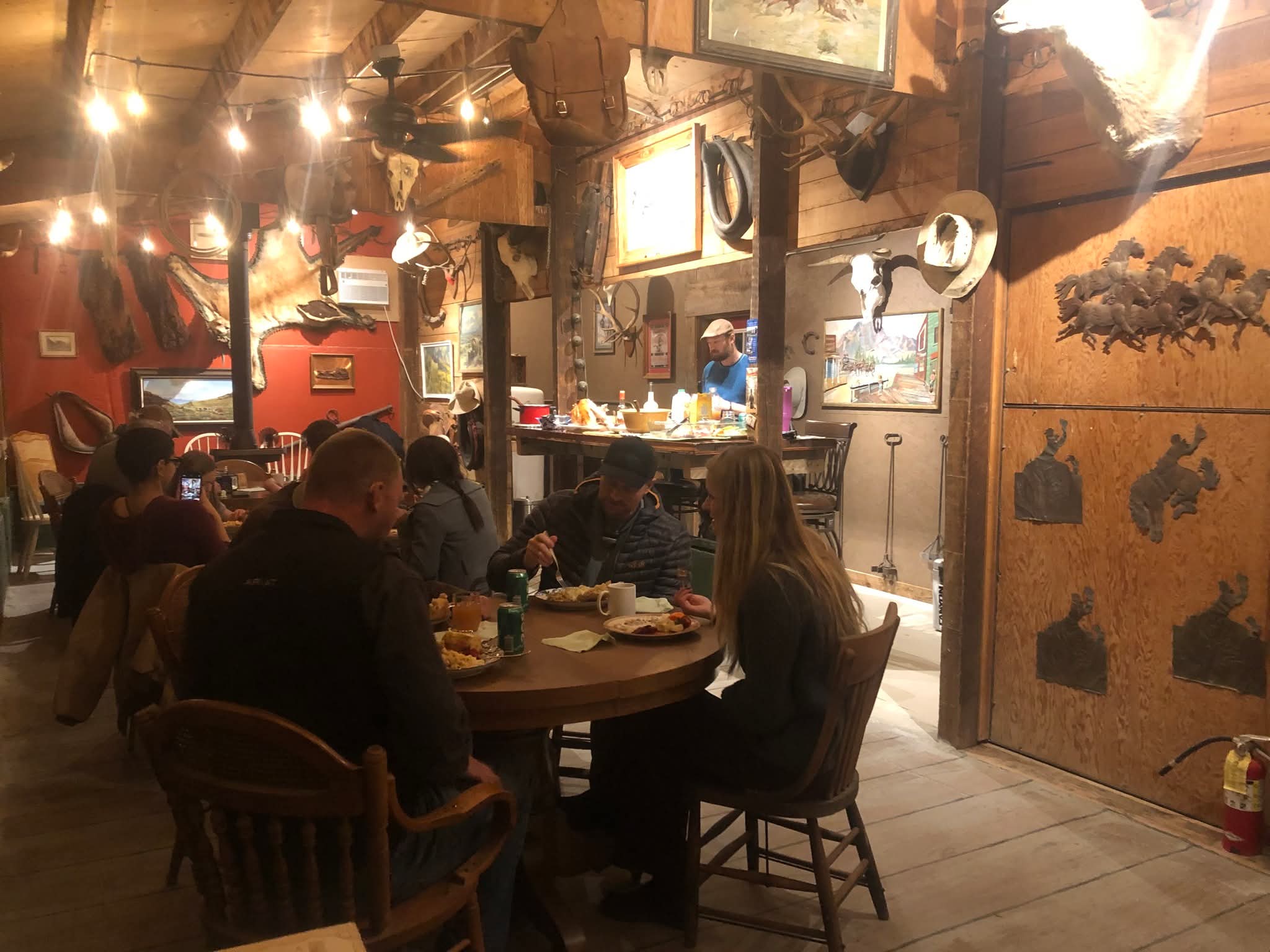 Branding Iron Coffee Shop.